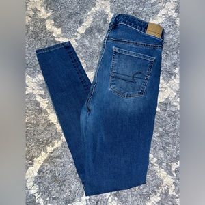american eagle super high-rise jeggings